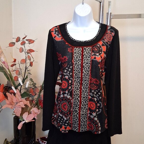 Zoe Tops - NWOT Zoe Women’s Floral Printed Long Sleeve Sweater Lightweight Knit Cardigan 10